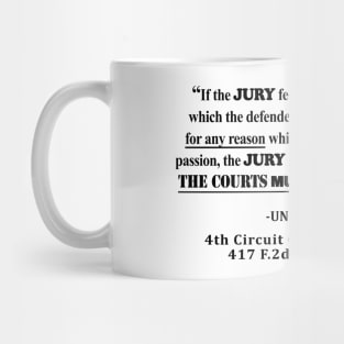 Jury Nullification Case Law Quote Mug